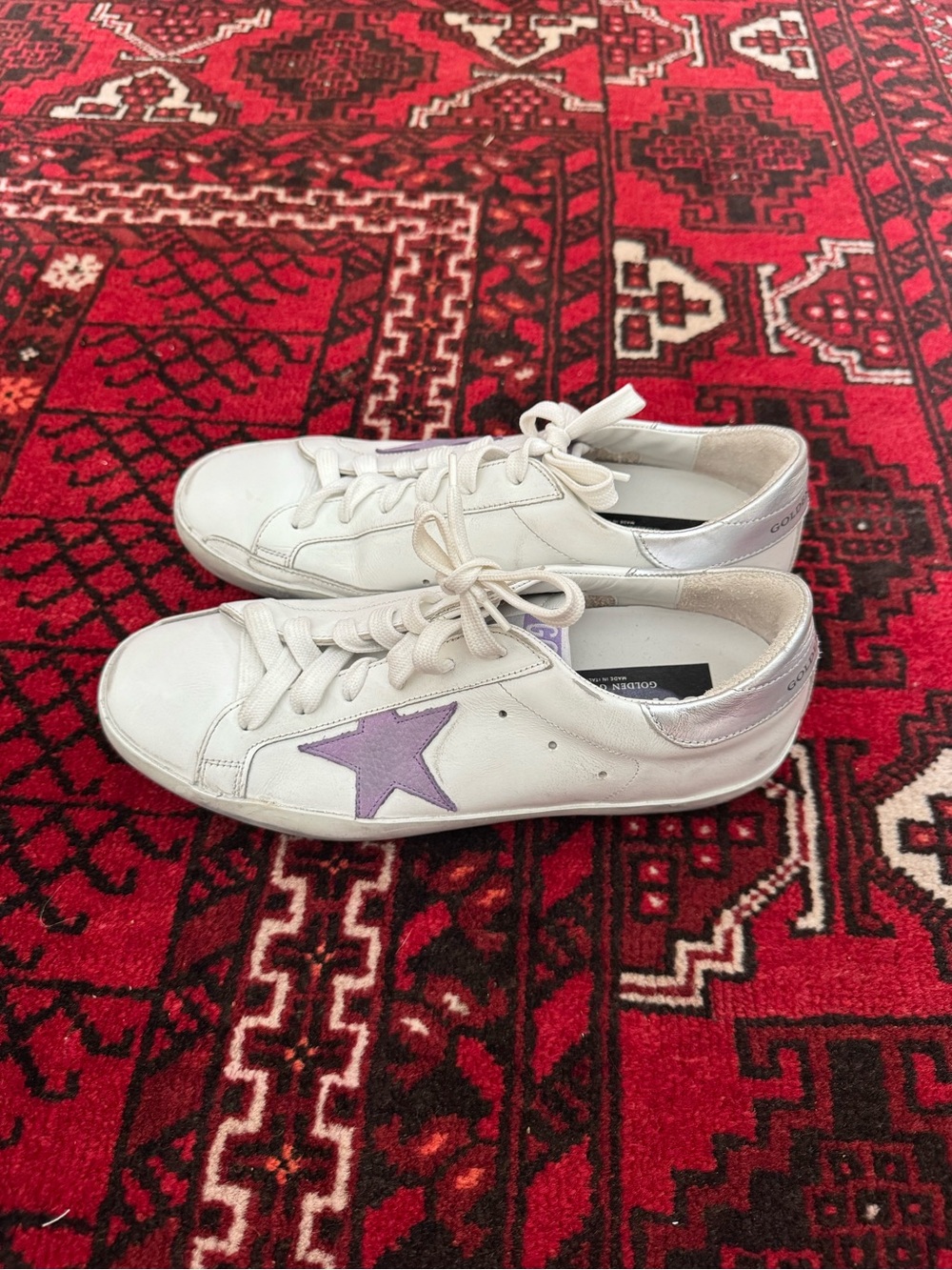 GOLDEN GOOSE SUPER-STAR LOW TOP WOMEN'S SNEAKER 39 - Picture 3 of 6